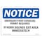 Signmission OSHA, Emergency Venting Exposure Permit Required, 10in X 7in Rigid Plastic, 10" W, 7" H, Landscape OS-NS-P-710-L-11933 - alternate 1